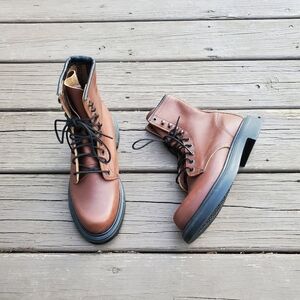 Red Wing Shoes 8" Supersole 953 Brown Leather Lace-up Work Soft Toe‎ Boots 5